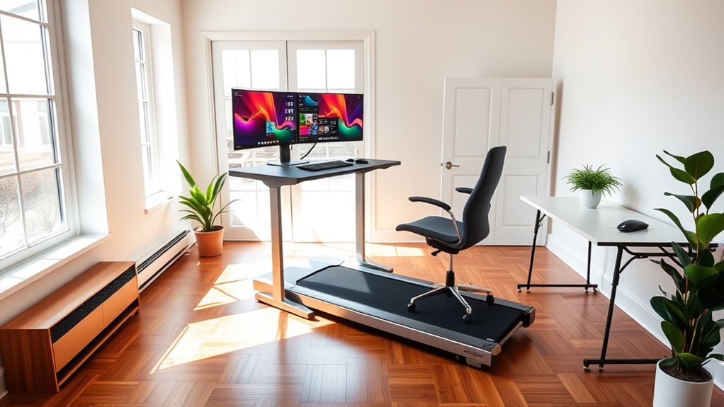 smart treadmill desk setups