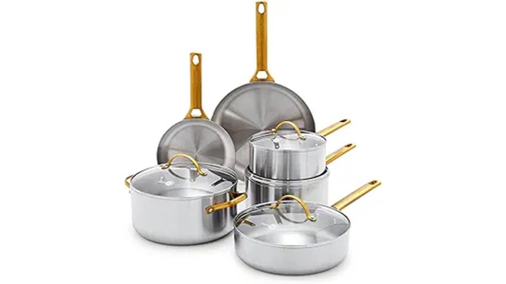 stainless steel cookware set