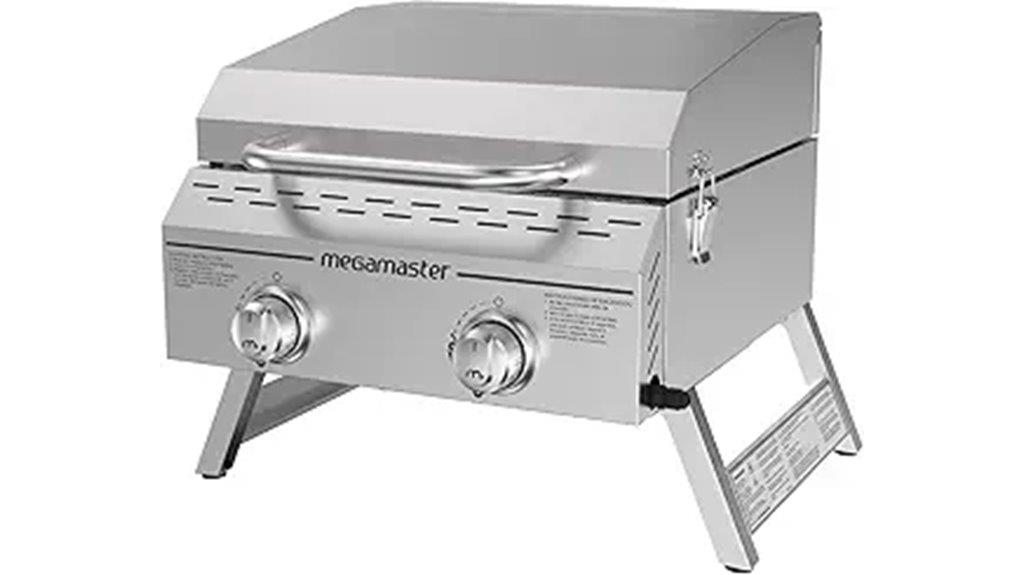 stainless steel portable grill