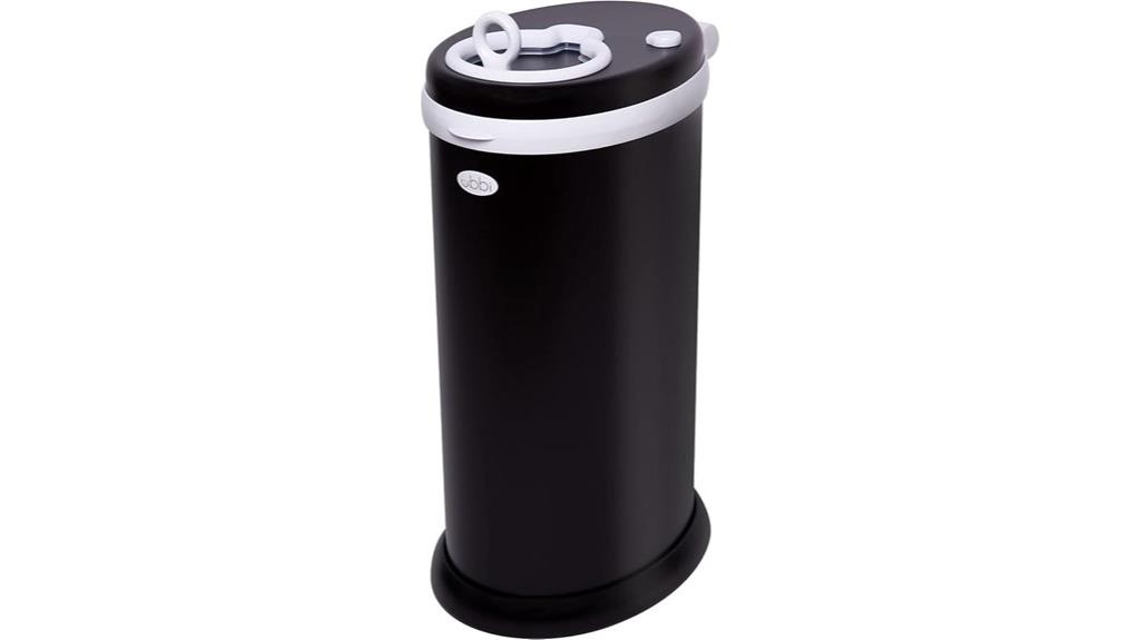 steel diaper pail odor lock