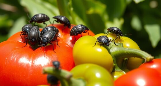 stink bugs damage crops