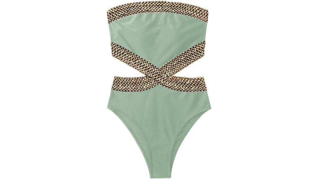 strapless women s swimsuit