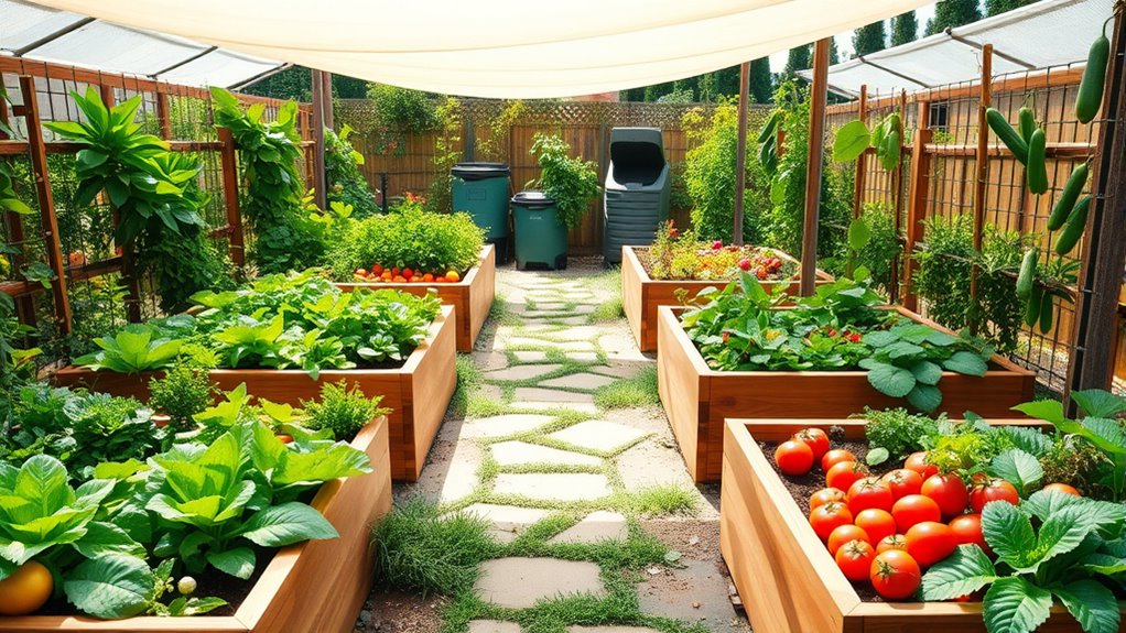 strategic pest resistant garden layout