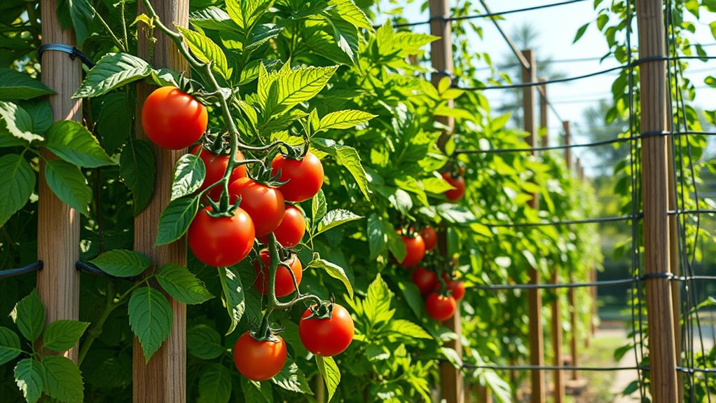 supportive plant structure management