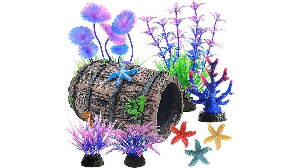 tank decor set