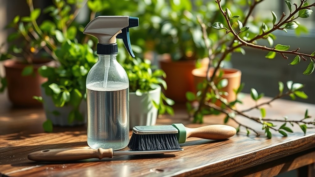 thorough tool disinfection routine