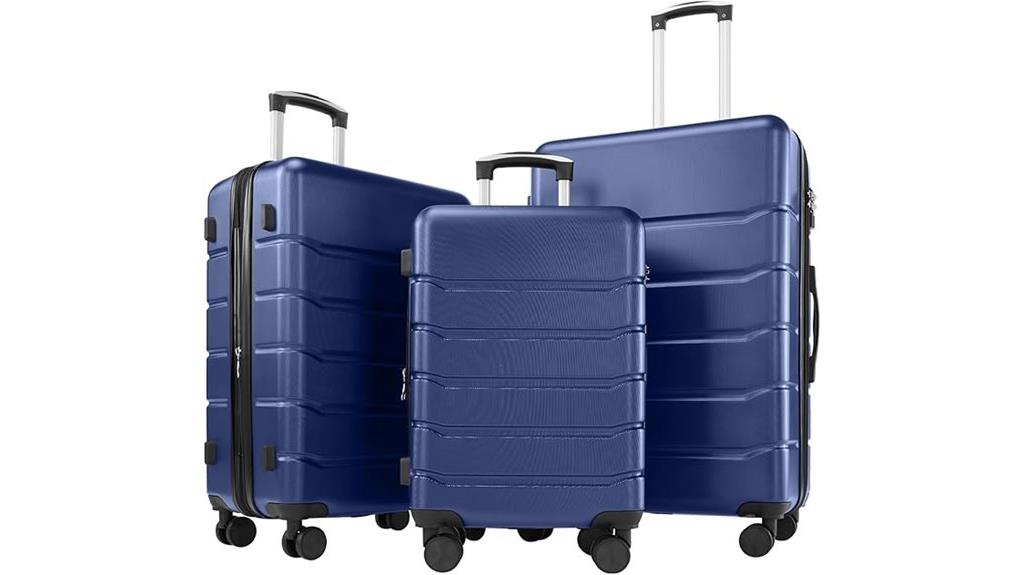 three piece suitcase set