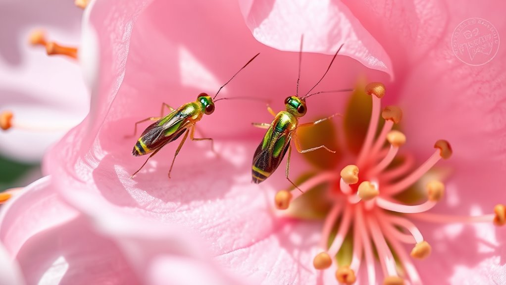 thrips infest stone fruit blossoms