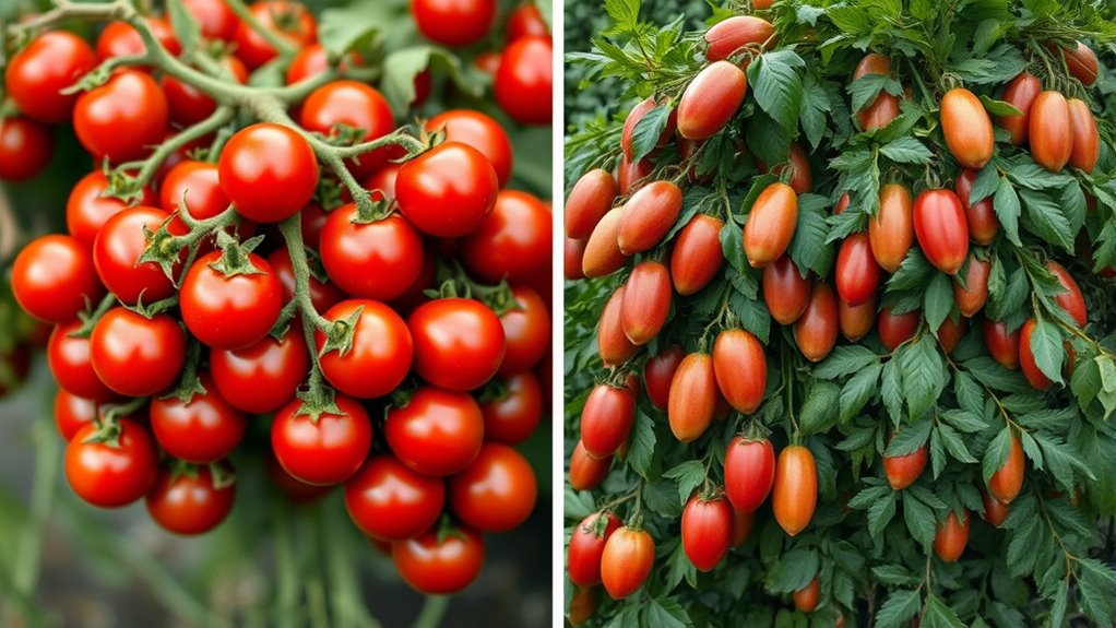 tomato growth and disease