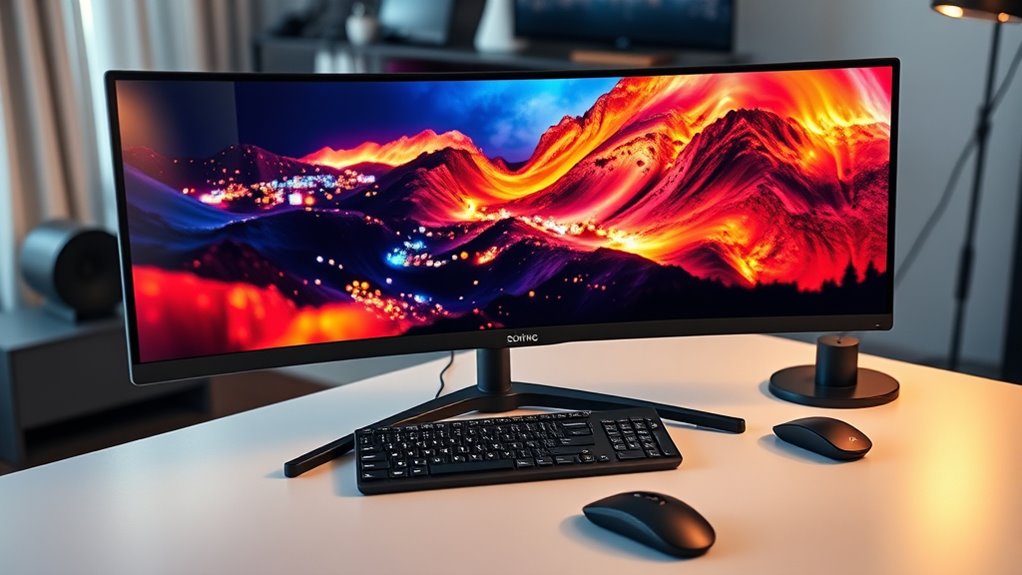 top curved monitors 2025