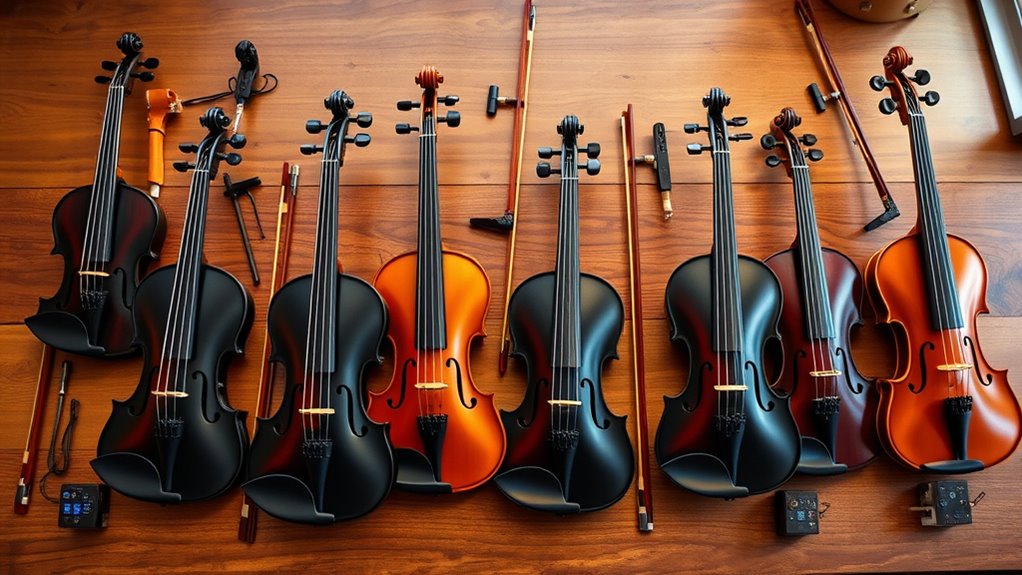 top electric violin starter kits