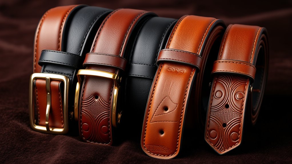 top men s leather belt collection