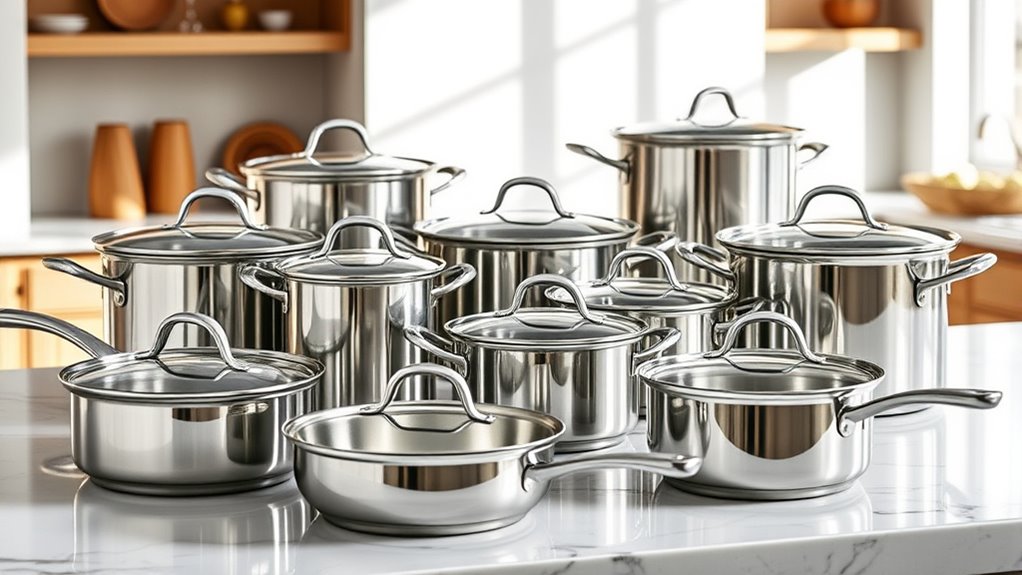 top stainless steel cookware collections