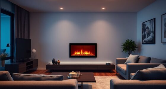 top ventless electric fireplaces