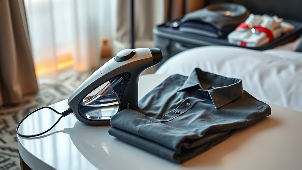 travel friendly garment steamer features