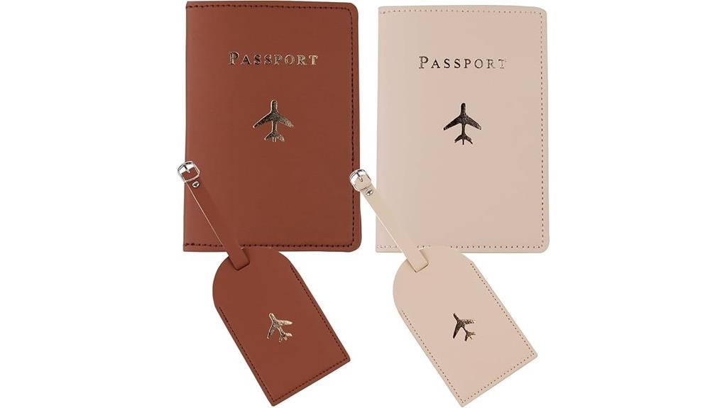 travel passport wallet set
