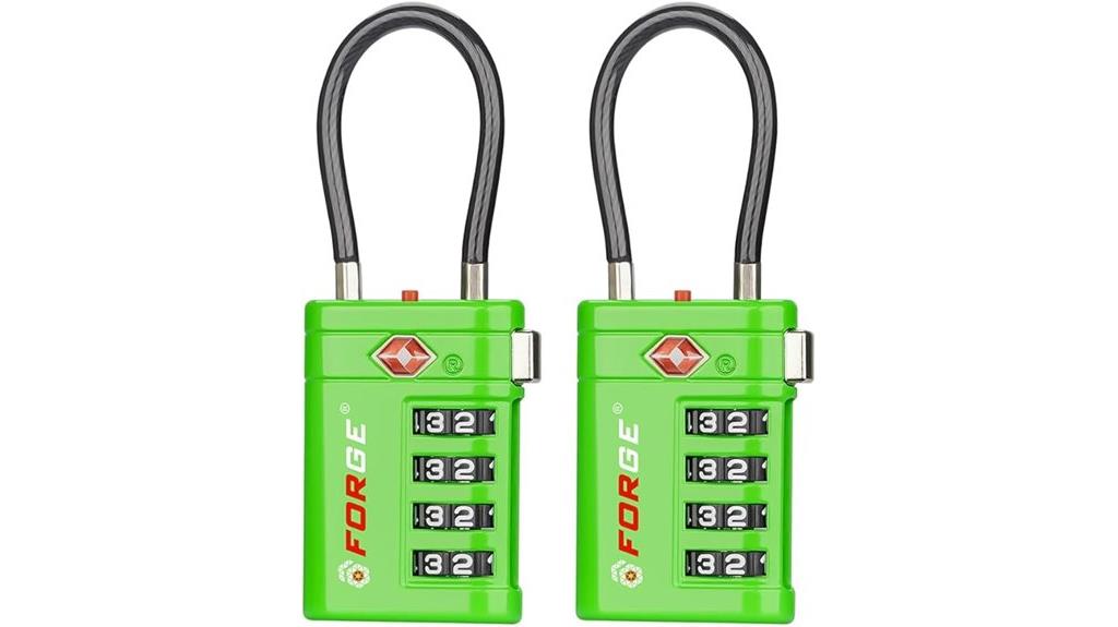 tsa approved luggage locks