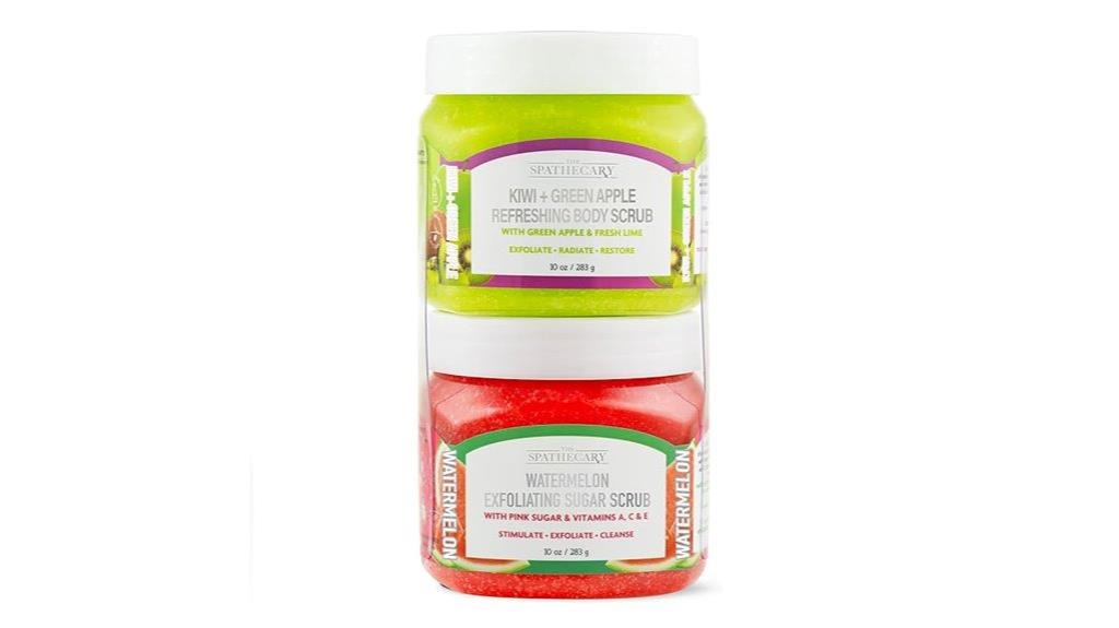 two pack body scrub set