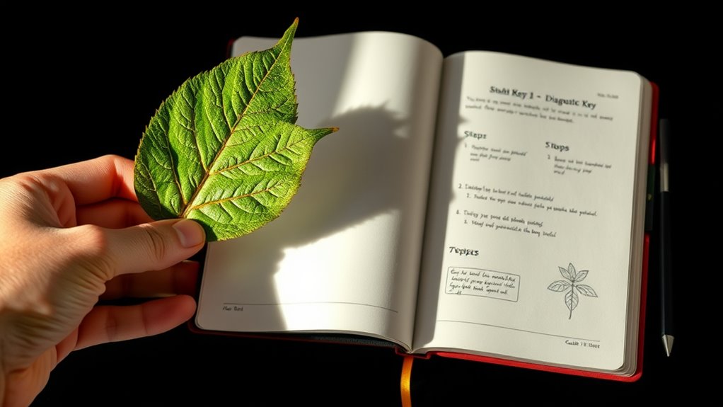 using a diagnostic key