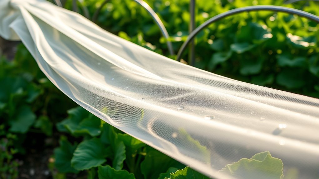 using row covers organically