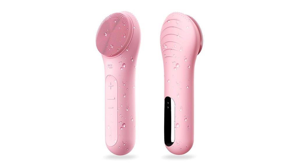 waterproof rechargeable facial cleansing brush
