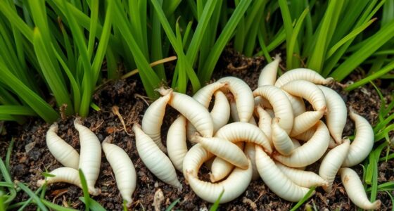 white grub lawn damage