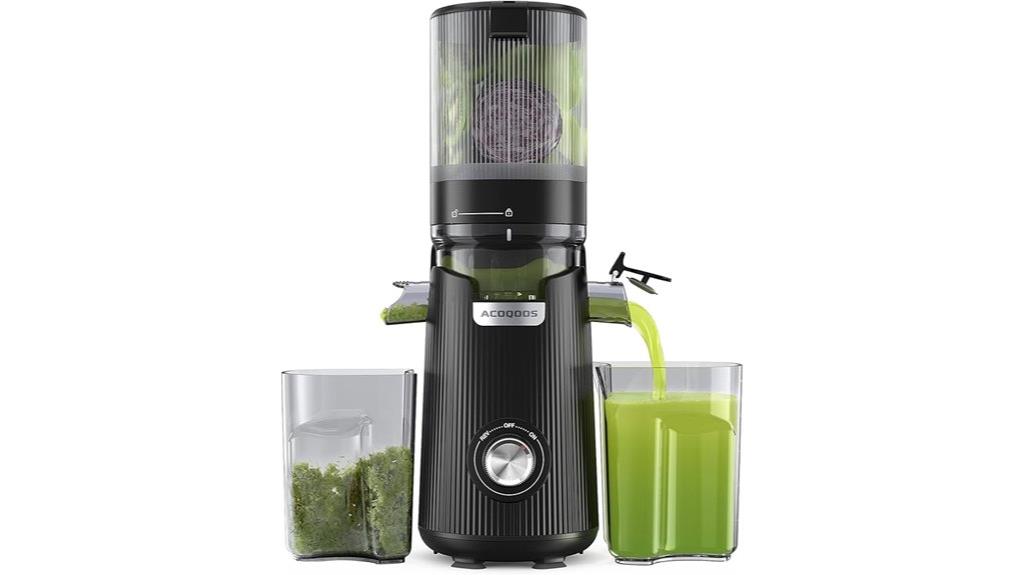 wide chute slow juicer