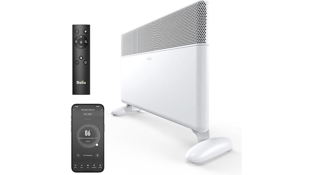 wifi controlled convection space heater