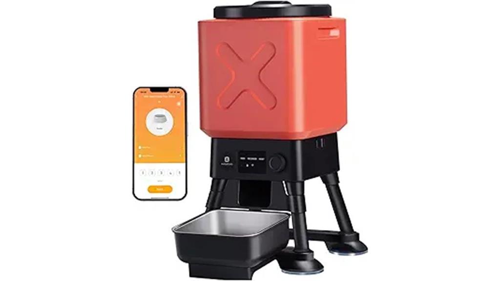 wifi enabled large dog feeder
