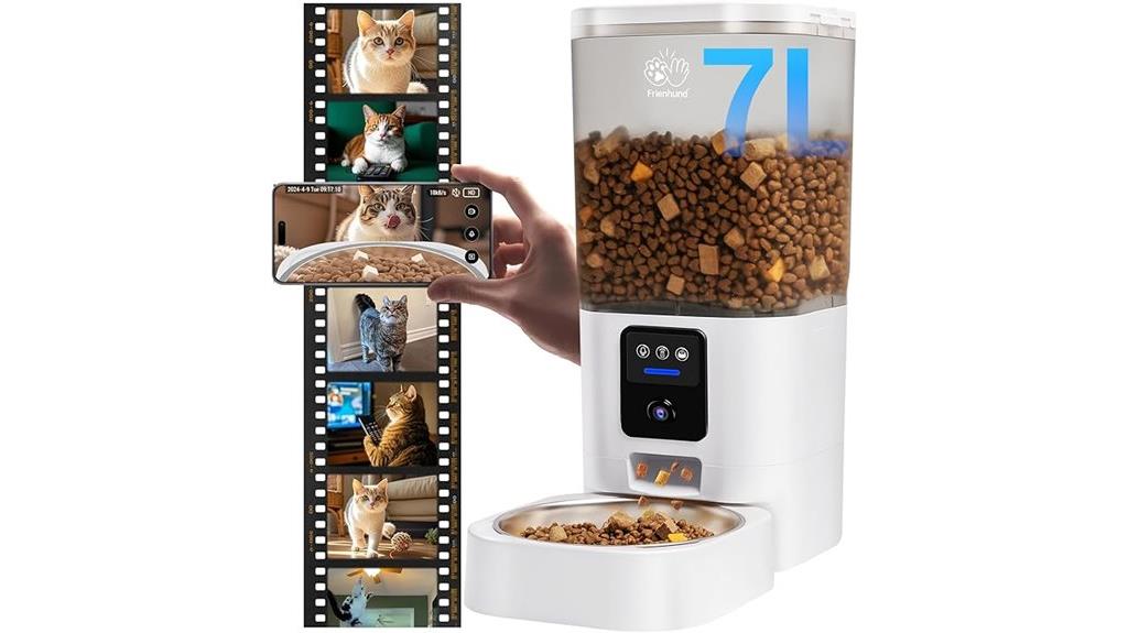 wifi enabled pet feeder