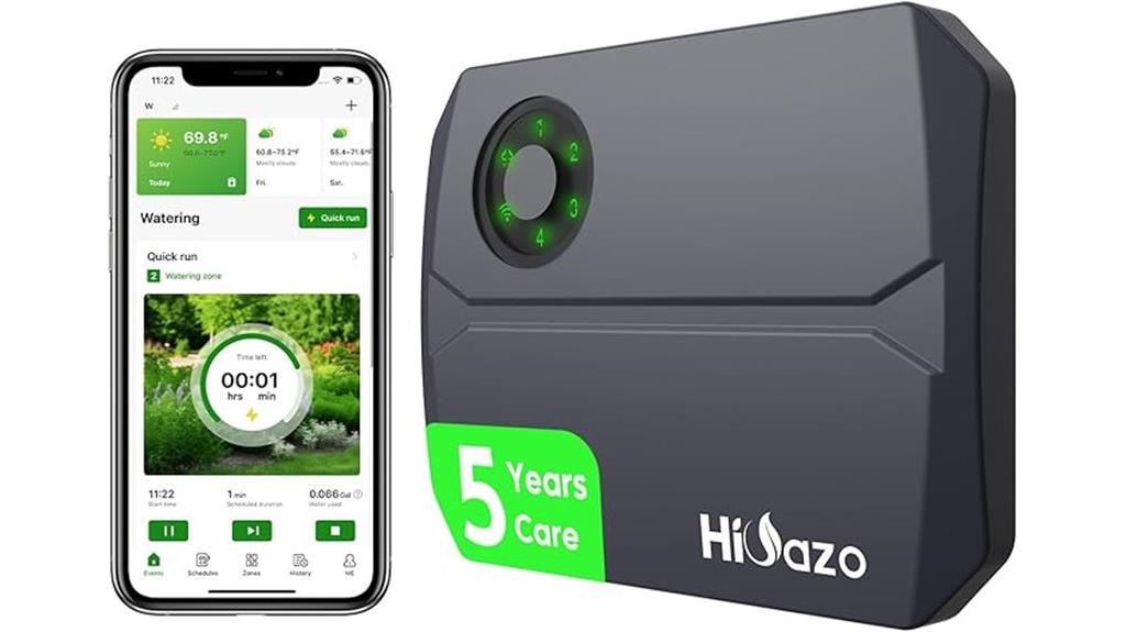 wifi irrigation controller four zones