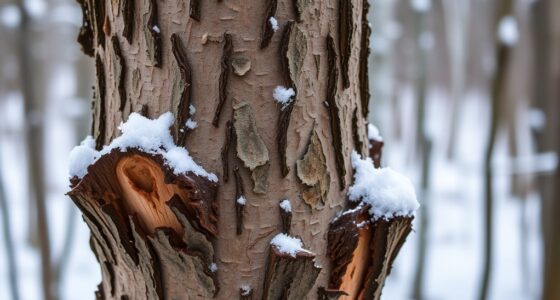 winter bark girdling damage