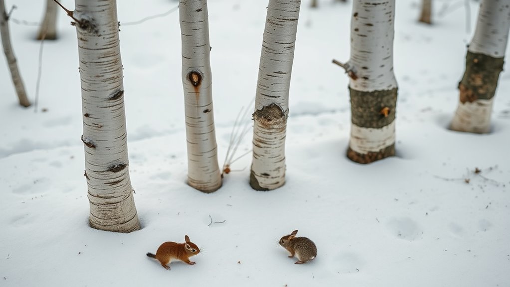 winter bark girdling prevention