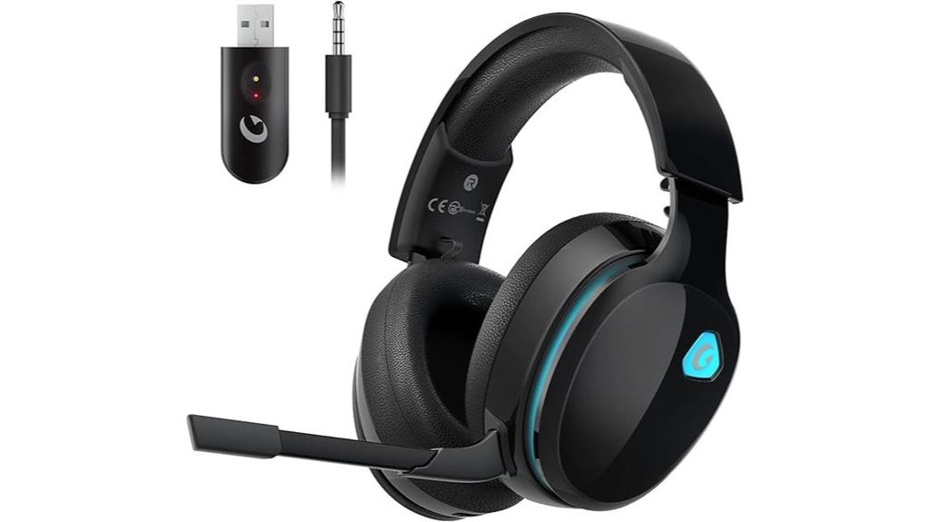 wireless gaming headset with noise canceling