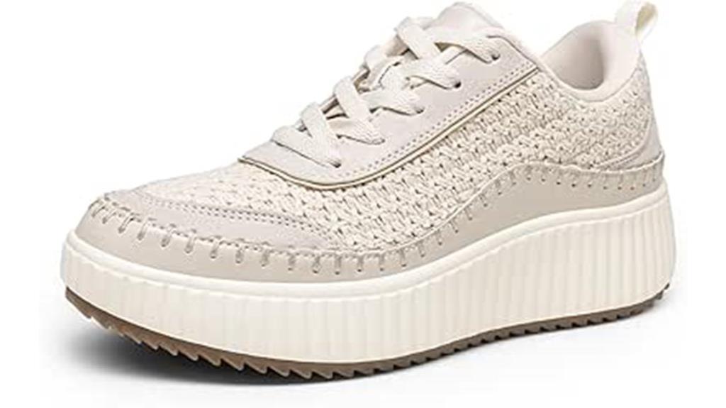 women s chunky tweed sneakers