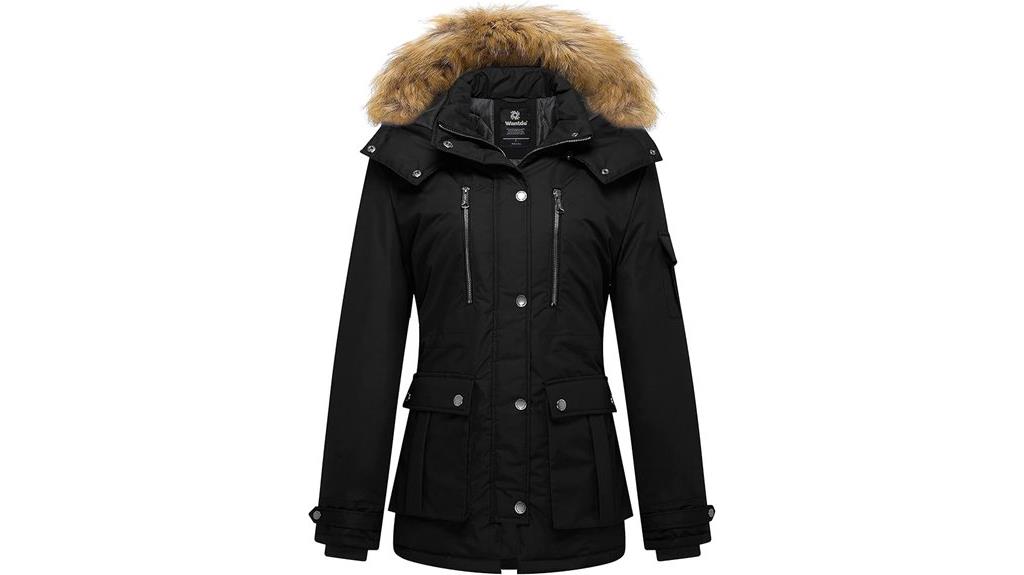 women s quilted winter coat
