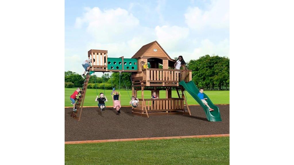 woodridge cedar playset