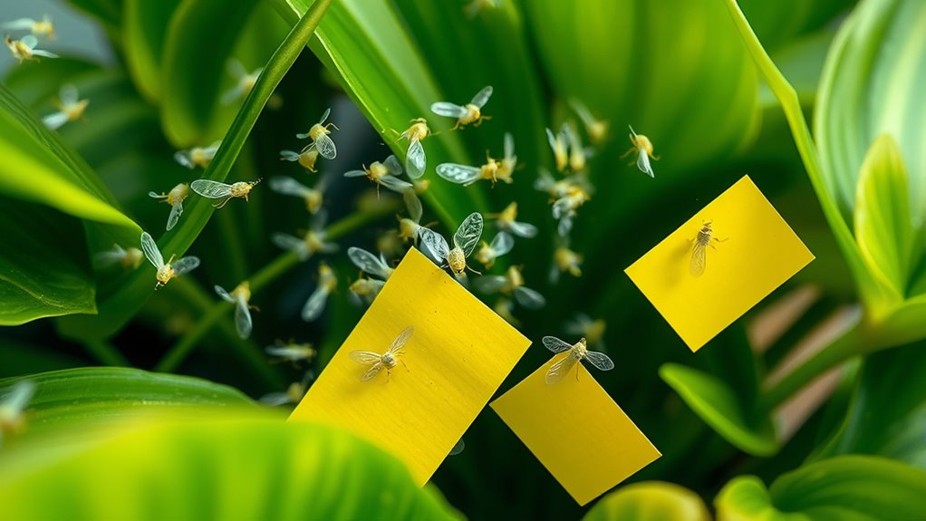 yellow cards for whiteflies