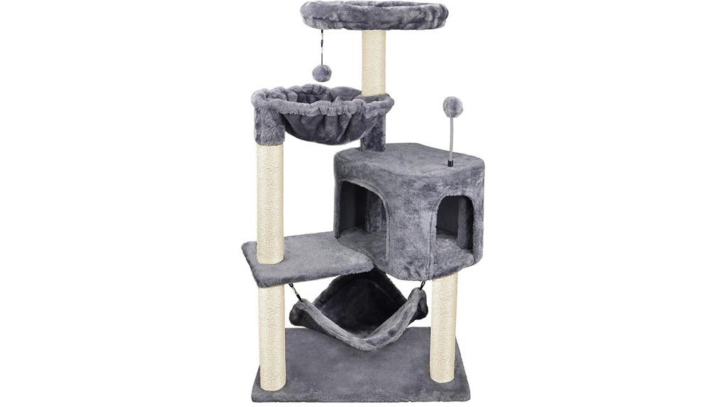 yunique grey cat tree