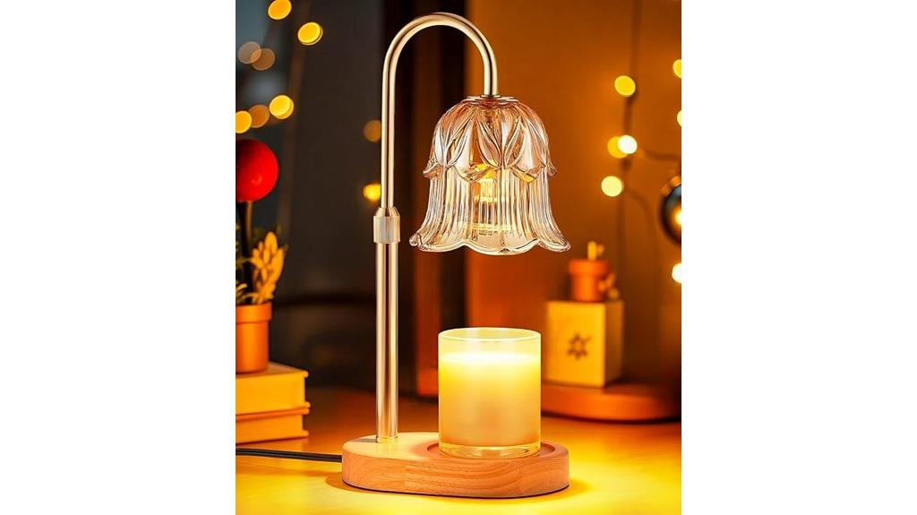adjustable candle warmer timer