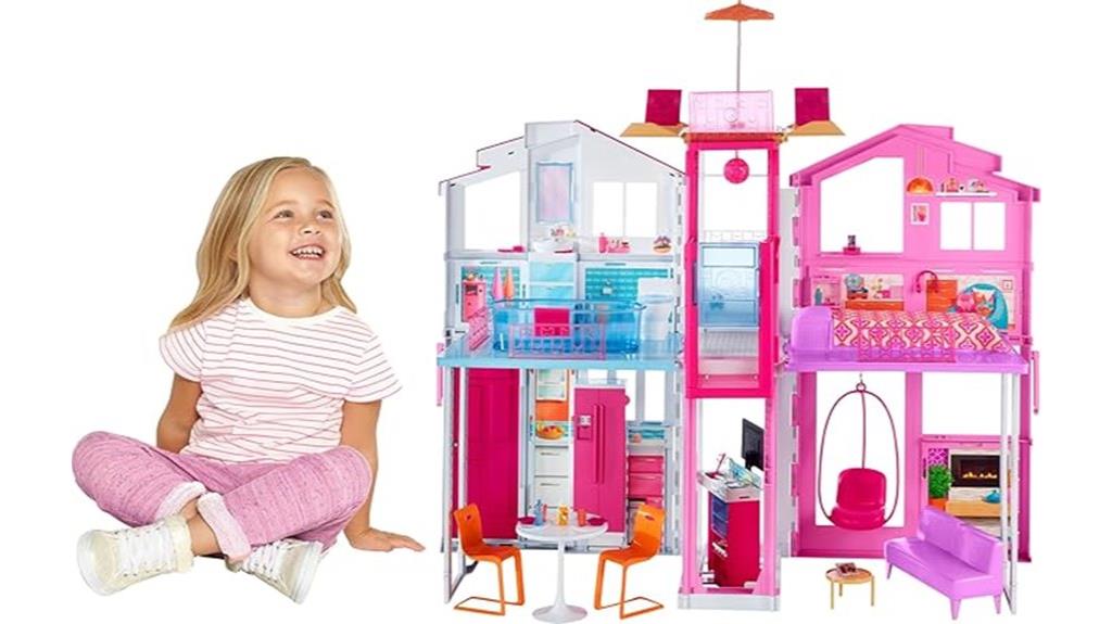 barbie townhouse with elevator