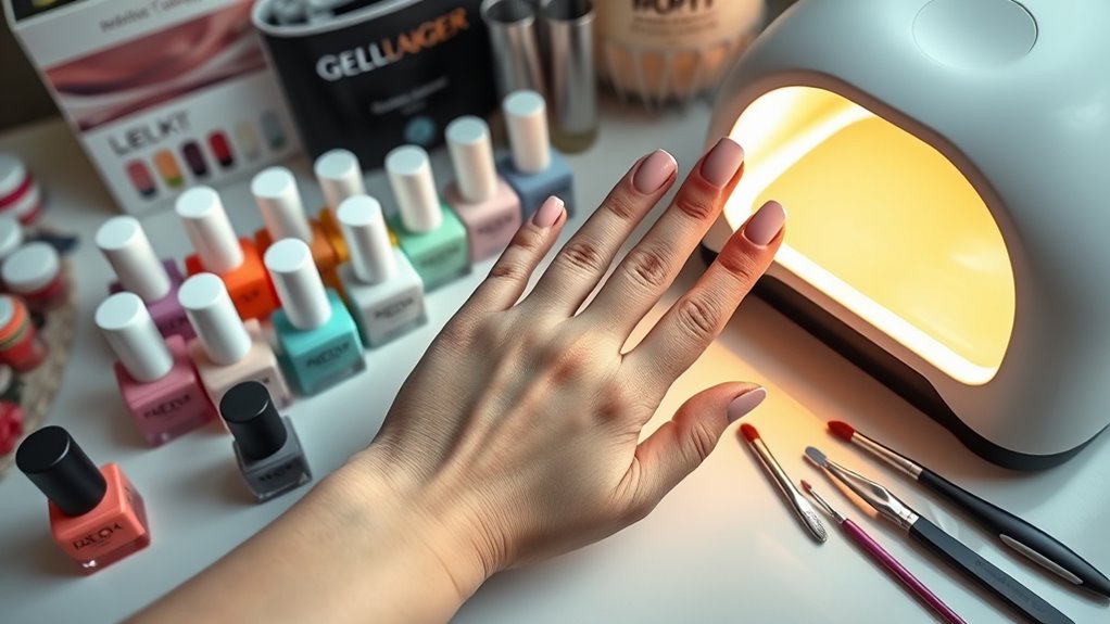 beginner friendly gel nail kit