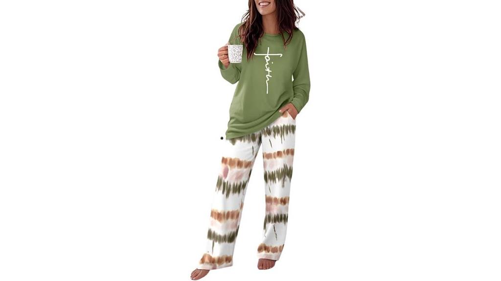comfortable pocket pajama set