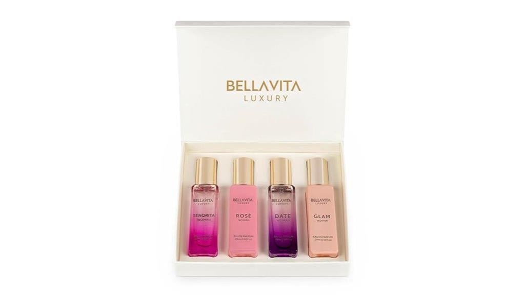 four perfume gift sets