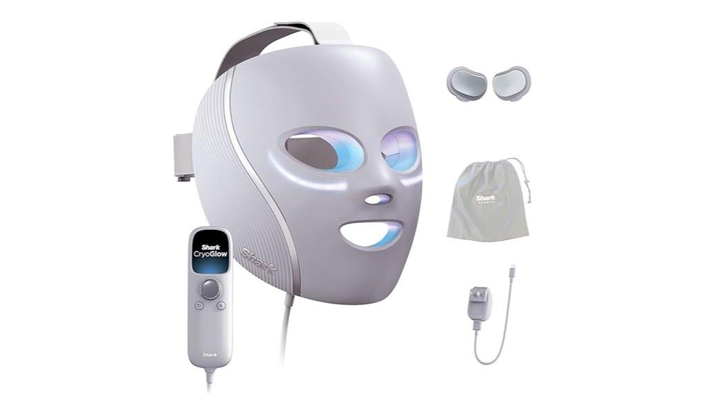 led face mask with remote