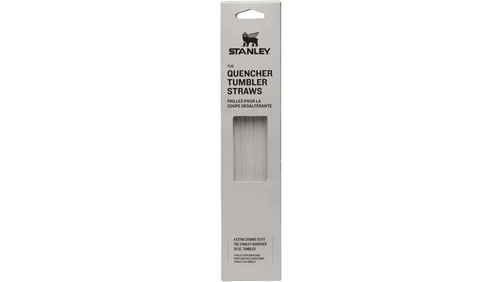 stanley tumbler with reusable straws