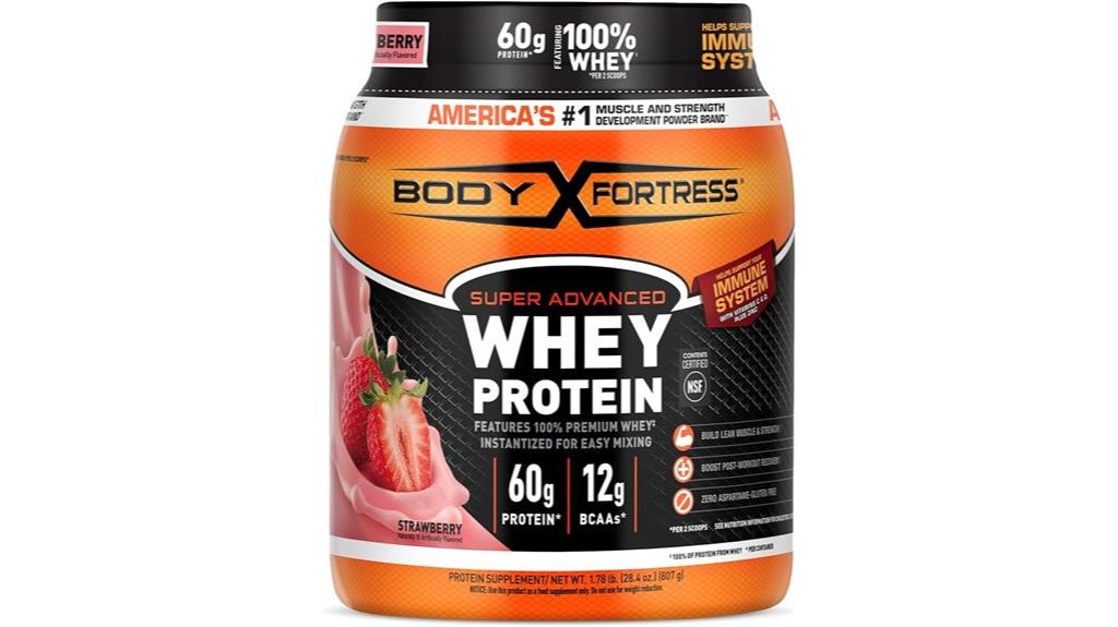 strawberry body fortress protein