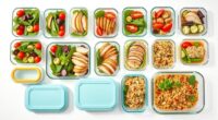 top glass meal storage