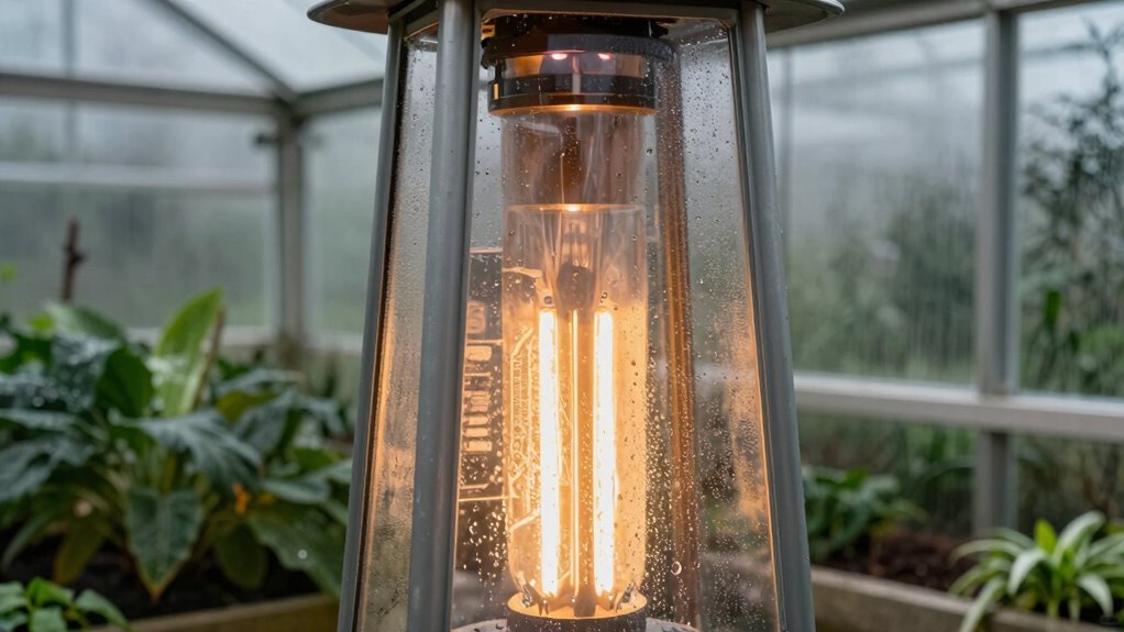 adjust greenhouse temperature humidity