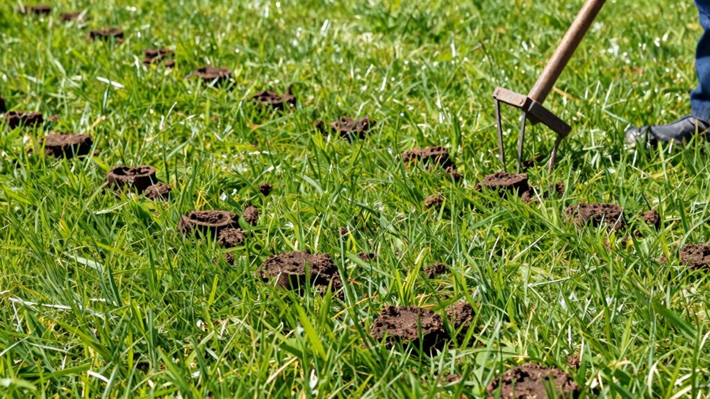 aerate during peak growth